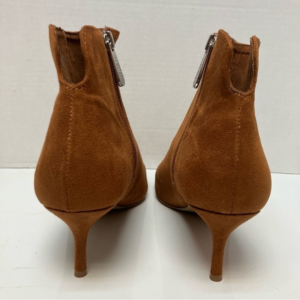 Charles David tan or camel color ankle pointy toe boots size 8 - Picture 2 of 8